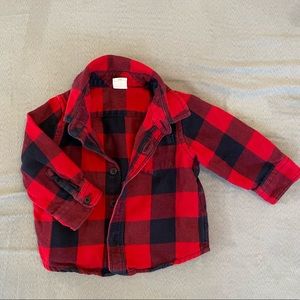 Baby Gap Button down flannel shirt